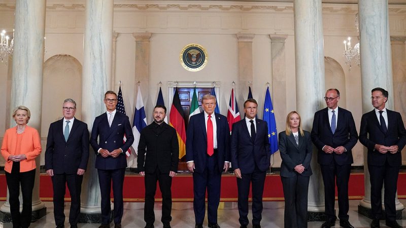 President Donald Trump described his White House negotiations with Ukrainian President Volodymyr Zelenskyy and European leaders as ‘a very good, early step’ toward ending the nearly four-year-old Russia-Ukraine war, announcing that he has already spoken with Russian President Vladimir Putin about arranging a direct meeting with Zelenskyy.
Trump said the group of world leaders held discussions on security guarantees for Ukraine, with commitments coming primarily from European nations ‘in coordination with the United States’ in a statement on Truth Social after the meetings.
‘Everyone is very happy about the possibility of PEACE for Russia/Ukraine,’ Trump said, adding that Vice President JD Vance, Secretary of State Marco Rubio, and special envoy Steve Witkoff are now leading follow-up talks with Moscow and Kyiv.
Zelenskyy signaled he too was ready to meet directly with Putin. 
A Kremlin readout of the Trump-Putin call confirmed the pair ‘discussed the idea of raising the level of direct Russian-Ukrainian negotiations,’ but did not say whether Putin had agreed. 
Trump outlines next steps
Trump revealed that following the Oval Office meetings he phoned Putin to begin making ‘arrangements for a meeting, at a location to be determined, between President Putin and President Zelenskyy.’ If that takes place, he said, the next stage would be a ‘Trilat’ — a trilateral meeting involving himself, Putin, and Zelenskyy.
Zelenskyy said he would be open to a meeting with Trump and Putin or a meeting with just Putin next. 
‘We confirmed that we are ready for a trilateral meeting,’ the Ukrainian president told reporters after the meeting. ‘And if Russia proposed to the President of the United States bilateral, and then we will see the result of the bilateral, then it can be trilateral. So I said, always, Ukraine will never stop on the way to peace, and we are ready for any kind of format but on the level of leaders.’
While Trump has previously cast himself as a mediator rather than a dealmaker, the suggestion that Putin is open to meeting face-to-face with Zelenskyy marked the biggest breakthrough in peace negotiations yet. ‘Again, this was a very good, early step for a war that has been going on for almost four years,’ he said.
Security guarantees under discussion
The idea of ‘security guarantees’ has long been central to Ukraine’s demands. According to Trump, these would be provided primarily by European states, coordinated with Washington. Ahead of the meetings, Trump had not ruled out U.S. military involvement in the guarantees, but he has since stressed that Europe will bear the primary burden of defending Ukraine.
Trump also reiterated his view that U.S. support should come through arms sales rather than aid packages. ‘We’re not giving anything. We’re selling weapons,’ he said earlier this week. Ukraine has reportedly floated a proposal to buy as much as $100 billion in U.S.-made weapons with European financing, according to the Financial Times. 
Land swaps may be on the table 
During the meeting, Trump and Zelenskyy were pictured viewing a map outlining the front lines of the war and the Ukrainian territory currently occupied by Russia, about 20% of the country. Trump may have used the map to discuss with Zelenskyy which regions he could realistically part with in order to obtain peace. 
According to a source familiar with Zelenskyy’s visit planning, clarity on U.S. and European security guarantees could help the Ukrainian leader make the case domestically for any territorial concessions — a likely core element of talks with Russia. The question of which areas Ukraine could ‘let go’ and which it must retain remains deeply sensitive in Kyiv, where public opinion has hardened after years of fighting and heavy civilian losses.
Russia’s categorical rejection
Moscow strongly opposed the concept of NATO-style guarantees. The Russian foreign ministry released a statement during the White House talks warning that any arrangement involving NATO countries could trigger ‘uncontrolled escalation’ with ‘unpredictable consequences,’ according to state media outlet RIA. That categorical rejection underscores the difficulty of bridging the gap between Ukraine’s security needs and Russia’s demands.
European leaders weigh in
German Chancellor Merz stressed that no meaningful talks could occur without at least a temporary ceasefire.
‘I can’t imagine that the next meeting would take place without a ceasefire,’ Merz said. ‘So let’s work on that and put pressure on Russia, because the credibility of these efforts depends on at least a ceasefire.’
<i>Fox News’ Jacqui Heinrich contributed to this report. </i>
This post appeared first on FOX NEWS