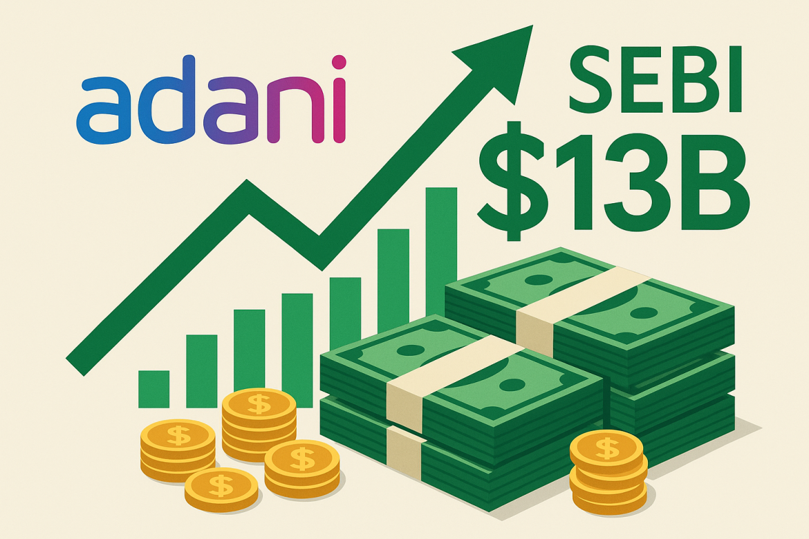 Gautam Adani’s wealth has surged by $13 billion over two trading sessions, following key regulatory relief that eased investor concerns and triggered heavy buying across his listed companies. The sharp rise in market value comes after the Securities and Exchange Board of India (SEBI) dismissed parts of a high-profile case against the Adani Group, marking a turning point more than two years after US short-seller Hindenburg Research issued allegations that had erased tens of billions from the conglomerate’s market value. The ruling has reignited investor interest, placing Adani within close range of Mukesh Ambani’s title as Asia’s richest person.Adani net worth rises as stocks rallyThe <a href="https://www.bloomberg.com/billionaires/">Bloomberg Billionaires Index</a> showed Adani’s net worth climbing to $95.7 billion after the two-day surge. On Monday alone, the billionaire added $8.3 billion to his fortune as shares of his group’s companies soared.The rally has pushed Adani’s year-to-date wealth gain to 21.6%, signalling renewed investor trust in his conglomerate.Adani Enterprises Ltd., the group’s flagship, registered its strongest bullish activity in nearly two years. The rally also spread across the group’s green energy arm, where Adani Green Energy Ltd. options recorded record-high wagers.Heavy block deals were reported on Monday as institutional investors returned to the stock after months of caution.SEBI ruling boosts confidenceThe surge followed SEBI’s late-Thursday orders stating that it found no evidence of the Adani Group using related-party transactions to channel funds into its listed companies.This specific charge was one of the central points of the Hindenburg Research report published in January 2023.The regulator’s findings provided much-needed clarity, helping lift investor sentiment that had remained fragile since the allegations. The case had triggered one of the most significant wealth declines in India’s corporate history, wiping out more than $100 billion in market value across Adani stocks at its peak.Remaining investigationsDespite the relief, Adani Group remains under scrutiny. SEBI continues to probe other allegations raised by Hindenburg, and additional orders are expected depending on the findings. Alongside the domestic investigations, a bribery case filed by the US Department of Justice in 2023 also remains open.These ongoing proceedings mean that regulatory uncertainty persists, even as investors rush to capitalise on the current rally. Analysts are monitoring whether SEBI’s next steps or the outcome of the DOJ case will dampen the momentum built over the last two trading sessions.Market reaction and future impactThe investor response to SEBI’s orders was immediate. Across the group’s companies, trading volumes spiked, and optimism spilt into the derivatives market.The broader Indian equity market also saw a boost from the Adani surge, reflecting the conglomerate’s influence on index performance.While questions remain about future regulatory developments, the latest rally highlights how investor sentiment in India’s markets is strongly shaped by clarity from regulators. For Adani, the development has helped restore market confidence and placed him within striking distance of Ambani’s $98.6 billion fortune.The post <a href="https://invezz.com/news/2025/09/23/indias-adani-sees-wealth-jump-13b-as-sebi-clears-case-against-group/">India’s Adani sees wealth jump $13B as SEBI clears case against group</a> appeared first on <a href="https://invezz.com/">Invezz</a>