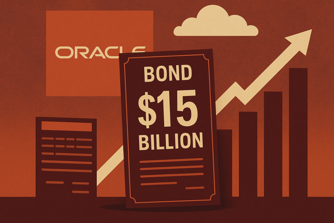 Oracle Corp. is turning to the US investment-grade bond market to raise $15 billion, its largest debt sale since January. The financing is split into as many as seven parts, including a rare 40-year bond, said a Bloomberg report.The offering comes as the software company faces surging infrastructure costs tied to its multiyear cloud services deals with <a href="https://invezz.com/news/2025/09/24/openai-oracle-softbank-partner-on-500b-ai-centers-why-it-changes-everything/">OpenAI</a> and Meta Platforms Inc.Proceeds from the sale are expected to fund capital expenditure, investments, acquisitions, and potential debt repayment.Cloud demand drives financing push<a href="https://www.bloomberg.com/news/articles/2025-09-24/oracle-looks-to-raise-15-billion-from-corporate-bond-sale?srnd=homepage-americas">According to Bloomberg</a>, the decision to issue bonds follows Oracle’s commitments to provide cloud computing infrastructure to some of the largest technology companies. The partnerships with OpenAI and Meta are expected to require hundreds of billions of dollars in spending over the coming years, particularly on data centres and power supply. These long-term contracts have significantly increased the company’s expenditure profile, prompting the need for fresh financing.Structure of the debt offeringThe bond sale is being launched in multiple tranches, with maturities ranging up to 40 years. Initial price discussions for the longest-dated portion suggest a yield spread of about 1.65 percentage points above comparable US Treasuries.Such long-dated issuance remains uncommon in corporate finance, signalling Oracle’s intention to lock in long-term capital for its expansion. The financing comes after the company last tapped debt markets in January.Banks leading the transactionThe offering is being arranged by Bank of America Corp., Citigroup Inc., Deutsche Bank AG, Goldman Sachs Group Inc., HSBC Holdings Plc, and JPMorgan Chase & Co. These major underwriters are coordinating the sale across global investors seeking stable returns in investment-grade corporate debt. The deal is one of the largest in recent weeks, reflecting continued appetite in the bond market despite elevated yields.Allocation of proceedsAccording to the report, Oracle plans to use the proceeds to cover several priorities, including investment in data infrastructure, acquisitions, and repayment of existing borrowings.The funds will also provide flexibility for future projects as the company expands its cloud footprint globally. The debt strategy highlights how Oracle is aligning its financing with the demands of the fast-growing artificial intelligence sector, where data processing power and storage capacity are becoming decisive factors. Industry analysts note that with competition intensifying in cloud services, the ability to secure long-term capital is critical for maintaining market share. Oracle’s focus on balancing debt repayment with fresh investment suggests a cautious yet ambitious approach to sustaining its growth path. With this bond sale, the company is positioning itself to manage rising operational costs while supporting some of the most resource-intensive contracts in the tech industry. The rare 40-year tranche also indicates Oracle’s willingness to commit to ultra-long-term borrowing, a step that places it among a select group of global corporations prepared to secure funding horizons stretching across multiple decades.The post <a href="https://invezz.com/news/2025/09/24/oracle-seeks-15-billion-bond-sale-as-cloud-expansion-costs-rise/">Oracle seeks $15 billion bond sale as cloud expansion costs rise</a> appeared first on <a href="https://invezz.com/">Invezz</a>
