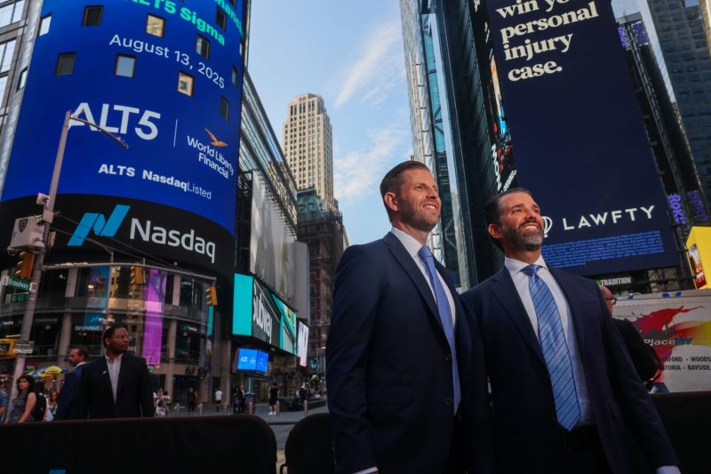 Shares in the Trump family’s latest cryptocurrency made its stock market debut Wednesday, triggering more ethical concerns as the Trumps look to cash in on crypto as the president’s administration weakens regulations for the nascent industry.
American Bitcoin, a firm co-founded this spring by Eric Trump, the president’s son, saw its share price climb as much as 39% by early afternoon to about $9.60. 
It ended the day at $8.04, lower than its opening price of $9.22. 
According to a release, the company is set up to accumulate bitcoin through computer “mining” of the cryptocurrency, as well as “opportunistic bitcoin purchases.” By owning a share of American Bitcoin, investors are betting that the company will be able to grow its bitcoin holdings faster than competitors. It also assumes bitcoin’s price will keep going up.
American Bitcoin’s stock debut is renewing ethics concerns about the Trump family’s ability to benefit from the president’s influence on the crypto industry, where it is increasingly seeing windfalls. 
On Monday, the first public sales of a digital token minted by World Liberty Financial, a crypto firm co-founded by the Trump family, created as much as $5 billion in paper wealth for them and other insiders based on existing holdings. Last week, Trump Media and Technology Group, the parent company of President Donald Trump’s Truth Social platform, announced it had struck a deal with Crypto.com to accumulate Crypto.com’s native token Cronos, or CRO. Since the announcement, the value of CRO has climbed about 69%. 
Shortly before 1 p.m, the value of Eric Trump’s American Bitcoin stake had climbed to as much as $600 million, according to calculations by Bloomberg News. Donald Trump Jr. also owns a stake, though its extent was not immediately clear. A representative for Trump Jr. did not respond to a request for comment. 
“There’s no question there’s a conflict of interest here,” said Virginia Canter, chief counsel for ethics and anticorruption with the Democracy Defenders Action group, a bipartisan advocacy group that seeks to oppose authoritarianism. Canter served as a  legal adviser in four different presidential administrations. Beyond having the ability to appoint regulators charged with overseeing the crypto industry, Trump can also create an uneven playing field for other crypto market participants who might believe they may pay a price for competing with his entities — or failing to engage with them, Canter said. 
In a post on X last night, Sen. Elizabeth Warren, D-Mass., said of the start of American Bitcoin’s stock trading: “it’s corruption, plain and simple.” 
A representative for the Trump Organization did not respond to a request for comment about the ethics concerns. 
Estimates about how much President Trump and his family have earned from their crypto ventures vary. Reuters calculated that they made as much $500 million from the World Liberty decentralized finance platform, which debuted last year. 
The figure is a moving target. In May, Zach Witkoff, a World Liberty co-founder and the son of White House Middle East envoy Steve Witkoff, announced that an Abu Dhabi-based firm had purchased $2 billion-worth of World Liberty’s stablecoin as part of an investment in the Binance crypto exchange.  In July, Trump Media announced it had accumulated roughly $2 billion in bitcoin and related assets, accounting for about two-thirds of Trump Media’s total liquid assets. The Donald J. Trump Revocable Trust, a financial instrument Trump created in advance of returning to the Oval Office, owns 52% of Trump Media. 
The group that created Trump’s memecoin, $TRUMP, earned $350 million from initial sales, the Financial Times reported in March, though its ownership structure and Trump family members’ direct stakes are unclear. 
The White House has maintained that the president is not involved in the day-to-day affairs of Trump family businesses. Some ethics experts have argued that presidents are exempt from conflict-of-interest laws because they oversee too many areas to make enforcement practical.
In a statement, the White House blasted any insinuation of a conflict of interest. 
“The media’s continued attempts to fabricate conflicts of interest are irresponsible and reinforce the public’s distrust in what they read,” White House press secretary Karoline Leavitt said. “Neither the President nor his family have ever engaged, or will ever engage, in conflicts of interest.” She said the administration “is fulfilling the President’s promise to make the United States the crypto capital of the world by driving innovation and economic opportunity for all Americans.”
At a conference last week, Eric Trump said the bitcoin community had embraced his father “unlike anything I had ever seen before.” Since then, the crypto industry has become one of the most influential players in politics: Its super PAC, Fairshake, was the largest-single donor group during the 2024 election and has already accumulated $140 million in advance of next year’s midterms, Politico reported. 
The Trump brothers have announced a flurry of business moves since their father took office that parallel the president’s policies and agenda. Last month, they announced they would serve as advisers to New America, a firm that aims to buy businesses that “play a meaningful role in revitalizing domestic manufacturing, expanding innovation ecosystems, and strengthening critical supply chains.”
The brothers are receiving a combined 5 million shares in the company, which seeks to raise $300 million from investors in advance of going public.
This post appeared first on NBC NEWS