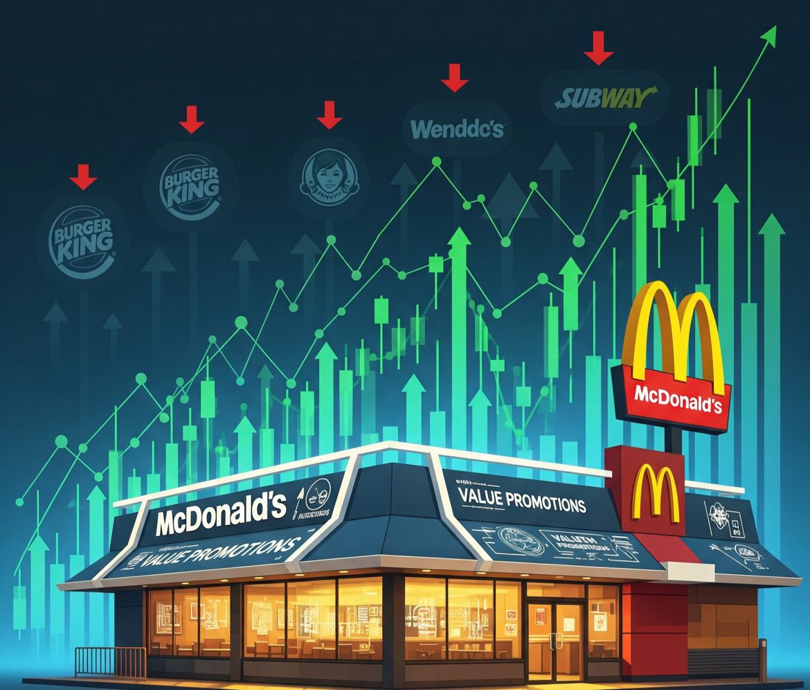 McDonald’s could present itself as a stronger investment compared with its fast-food peers, according to analysts at Citi. The bank raised its price target on the fast food giant to $381 per share from $373, representing an implied upside of 26%. Analyst Jon Tower also reiterated his buy rating on McDonald’s stock, now holding the highest price target on Wall Street among those covering the company.McDonald’s share was up by 0.49% in premarket trading. Short-term tailwinds for McDonald’sTower pointed to a combination of factors that could support the company’s performance in the near term. These include aggressive value promotions, elevated marketing spend, and favorable comparisons from prior periods. Together, these dynamics could allow McDonald’s to expand its price-to-earnings multiple, the analyst noted.McDonald’s has also committed to maintaining nationally advertised price points by subsidizing net profit losses in higher-cost markets, according to Tower. This strategy could provide the company with a competitive advantage over rivals that are more exposed to pricing pressures. “They have not committed to anything beyond this, but we believe it could present a new construct that MCD could uniquely execute going forward,” Tower wrote.Longer-term growth driversLooking further ahead, Citi sees McDonald’s benefiting from a new round of multi-year growth initiatives beginning in 2026. These include expanded beverage offerings — particularly in the energy drink category — a remodel cycle, and an acceleration in unit growth.At the same time, Tower highlighted that many of McDonald’s peers are facing mounting headwinds. Competitors are experiencing high single-digit to low double-digit declines in traffic, levels not seen since the peak of the global financial crisis. These challenges could lead to additional unit closures, potentially accelerating a negative feedback loop for franchisees. In that environment, Tower argued, McDonald’s would be well positioned to capture market share, as “significant dollars” could shift toward the company in the wake of peer closures.Competitive landscape and market impactThe fast food industry has faced a challenging operating environment in 2025, with inflation, shifting consumer preferences, and rising costs pressuring operators. While many competitors are seeing declining traffic and profitability, McDonald’s ability to sustain value-driven promotions while absorbing margin pressure could differentiate it in the sector.Tower suggested that this dual approach — focusing on value in the near term while preparing for structural growth initiatives in the medium term — places McDonald’s in a stronger position relative to rivals. The combination of steady customer traffic, upcoming product and unit expansion, and peers’ structural weaknesses could allow the company to consolidate its leadership further.Shares of McDonald’s have risen about 5% so far this year. With Citi’s new $381 price target, the stock may gain momentum as investors reassess its relative strength in a pressured industry landscape.The post <a href="https://invezz.com/news/2025/09/17/citi-raises-mcdonalds-price-target-to-381-sees-growth-ahead/">Citi raises McDonald’s price Target to $381, sees growth ahead</a> appeared first on <a href="https://invezz.com/">Invezz</a>