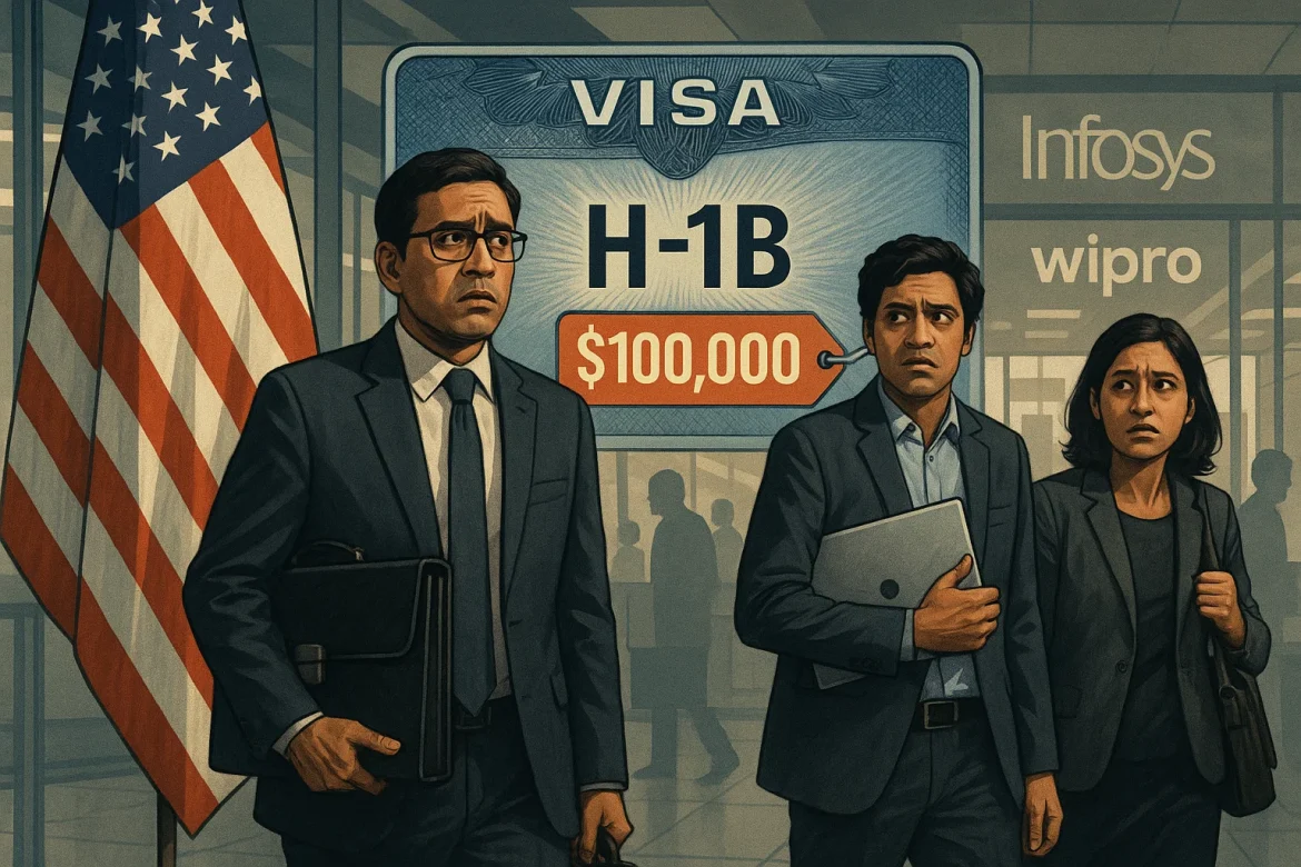 US President Donald Trump announced plans for a <a href="https://invezz.com/news/2025/09/19/trump-set-to-overhaul-h-1b-visa-program-with-100000-application-fee/">drastic hike in the H-1B visa fee</a>, slapping a $100,000 annual charge on these work visas.This is going to be a huge jump from the previous fee, which was just a few hundred dollars. The move is part of Trump’s plan to tighten immigration rules and protect American jobs.The H-1B visa allows foreign skilled workers, especially in tech, to work legally in the US. It’s a lifeline for thousands of professionals, mainly from India, who take up these roles.The new rules, which take effect from 21 September, have sent shockwaves through the tech industry and immigrant communities.What does it mean for Indians?As per the US Citizenship and Immigration Services (USCIS), about 70% of all H-1B visa holders in the US are Indians. That means most people affected by this new $100,000 per year fee are Indian tech workers.To put it in perspective, Rs 90 lakh is roughly what this fee translates to in Indian currency every year.This is a hefty amount, far more than what most Indian engineers earn annually, even when working in the US.Indian IT companies like Tata Consultancy Services, Infosys, and Wipro rely heavily on H-1B visas to send thousands of skilled employees to the US.Now, they face a tough choice: pay the new fees, or rethink their entire staffing strategies. Many workers might find this fee impossible to afford on their own, putting their careers and livelihoods at risk.The ripple effect could be felt across both the US and Indian tech sectors.If companies cut back on visa-based deployments, it could lead to fewer job opportunities in America and fewer chances for Indian workers to gain experience abroad.Trump’s larger immigration crackdown on IndiaThis hefty visa fee is not an isolated event. It fits a larger pattern of tougher rules and crackdowns on immigration under Trump’s administration, especially targeting Indian workers.Beyond the visa fee, there have been stricter limits on green cards and increased deportations of undocumented Indians in the US.Trump’s government keeps stressing its goal to prioritize American workers and reduce illegal immigration.India’s government has voiced concerns but also seems to be syncing with the US on some immigration controls.It’s a tricky diplomatic balancing act. Trump’s new visa policy <a href="https://invezz.com/news/2025/09/20/why-trump-raised-h-1b-fees-to-100k-and-what-it-means-for-the-economy/">could slow the flow of skilled Indian workers to the US</a>, cutting into a long-standing migration route that helped build careers and business bridges between the two countries.For thousands of Indian techies chasing the American dream, this could be a major setback.Trump’s $100,000 H-1B visa fee has brought fresh uncertainty for Indian professionals. It raises big questions about how willing and able they will be to keep coming to the US under such steep financial burdens.The coming months will reveal how companies and workers adjust, and if the rules change again under new political pressures.The post <a href="https://invezz.com/news/2025/09/20/how-trumps-100k-visa-fees-will-impact-indians-who-hold-70-of-h1b-visas/">How Trump’s $100K visa fees will impact Indians, who hold 70% of H1B visas</a> appeared first on <a href="https://invezz.com/">Invezz</a>