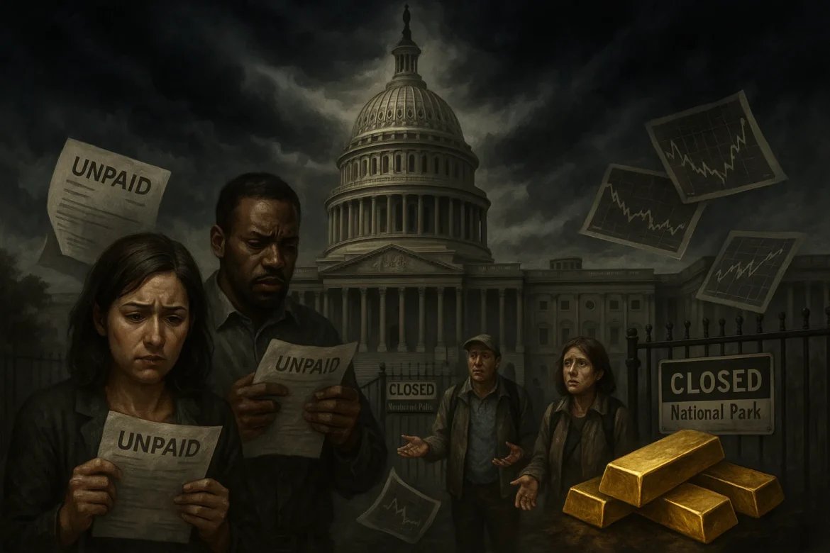 The US government is staring down the barrel of a shutdown deadline, a drama Americans have seen play out time and again for nearly half a century. Since the 1980s, Congress has triggered 14 major shutdowns, nearly always because deep divisions over how to spend taxpayer dollars spill over into last-minute stalemates. This isn’t new territory; from <a href="https://invezz.com/news/2025/09/25/how-a-us-government-shutdown-would-impact-the-fed-markets-and-your-money/">battles over healthcare and social services</a> in the Carter years to the record-breaking impasse over border funding in 2018–2019, these shutdowns have become a recurring ritual in Washington’s relentless partisan tug-of-war.Why shutdowns keep happening in the United States?<a href="https://www.bbc.com/news/articles/crrj1znp0pyo"></a>The US government shutdown tradition hinges on a critical date: October 1, the start of the federal government’s fiscal year. Congress must pass a series of 12 annual spending bills to authorize government operations before that date. If they don’t, the government loses its legal authority to spend money, forcing a partial shutdown. This deadline has become the focal point of recurring political standoffs stretching back to the 1980s, when the first shutdowns under this system emerged.Shutdowns happen because budget negotiations often get caught in partisan battles. Republicans and Democrats spar over funding priorities, from social programs and healthcare to border security and defense. Neither side wants to concede ground hastily, turning the October 1 deadline into a high-stakes showdown. When Congress can’t pass full appropriations or even temporary continuing resolutions by that date, government agencies that aren’t essential close their doors, and federal workers are furloughed.This cycle repeats because the structure of budget-making demands consensus on many contentious issues, yet growing political polarization makes compromise harder. The 2018–2019 shutdown, the longest in history, showed how deep these divisions run, with President Trump and Congress deadlocked over border wall funding. And now, despite warnings and the damage caused by past shutdowns, the US faces yet another October 1 deadline fraught with similar partisan disagreements, showing just how entrenched this shutdown pattern has become in American politics.Government shutdown highlights ‘political dysfunction’When the government shuts down, it’s more than just a headline; it hits people where it hurts. Thousands of federal employees suddenly find themselves without a paycheck, worried about bills and groceries. Sure, many get paid back later, but that gap can turn life upside down for families. Then there’s the everyday fallout: national parks close, tourists scattered; passport offices back up; and those important economic reports that businesses and investors rely on go on pause.The government shutdown impacts markets globally, and according to Nigel Green, CEO of <strong><a href="https://email.cisionone.cision.com/c/eJwszEuO6yAQheHVwIyIV_EYMIh0lW1EmCpuUOM4wW5byupbbvX0_3QOJh2KlZyS8hC1it45_khSZkXaEwI5U1FJp4BKxsk5qKVU3pILOEWpvY1S012pIn2w0UzIrFwb0ld7izm3TmMVPoYCiLFaEeuz98sJvKfHtr1WZq5M35i-HcdxQdppkPg_lu_XpSzzKea2NzqY-Vfzm8-ELYtBnfJKomH6Dfe_wMxVgQOr-UiEbVtGy51Z2Z47fT7nIV-3QTSfSycNBGulcKitsDWimEIAATCVghBKocz3pH8CAAD__z5SWis">deVere Group</a></strong>, cracks are already visible: <blockquote>Gold prices have already surged to record highs as investors move into safe-haven assets. Treasury yields are oscillating, with history pointing to declines during shutdowns, but the political rancour and concerns over debt could push them higher this time. The US dollar, which remains the global reserve currency, is vulnerable to shifts in confidence.</blockquote>Green further added that shutdowns are not the same as defaults, but they send a damaging signal about political dysfunction in the world’s largest economy.It’s a reminder that political battles can quickly become everyday struggles for millions of Americans, people who depend on steady government support and services to keep their lives running smoothly.The post <a href="https://invezz.com/news/2025/09/30/explained-why-washington-cant-stop-the-cycle-of-shutdown-threats/">Explained: why Washington can’t stop the cycle of shutdown threats</a> appeared first on <a href="https://invezz.com/">Invezz</a>