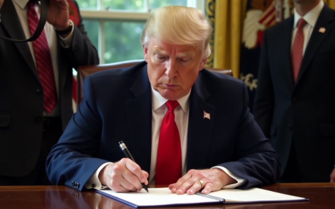 President Donald Trump is poised to sign a proclamation as soon as Friday that would significantly overhaul the H-1B visa program, <a href="https://www.bloomberg.com/news/articles/2025-09-19/trump-to-add-new-100-000-fee-for-h-1b-visas-in-latest-crackdown?srnd=homepage-asia">according to a Bloomberg report</a>. This would impose a $100,000 application fee in an effort to curb what the administration says is widespread abuse of the system. The White House official familiar with the plan, who spoke on condition of anonymity, said the new fee requirement and restrictions on entry will aim to protect American workers displaced by the program, the report said. Dramatic increase in H-1B visa program feeThe proposed $100,000 fee represents a dramatic increase from the current costs associated with applying for an H-1B visa. Currently, employers pay a $215 lottery registration fee and a $780 petition fee per H-1B application. Details remain unclear as to whether this new charge will replace or be in addition to existing fees. The H-1B program has long been criticised for loopholes that allow staffing and outsourcing firms to submit large numbers of petitions, securing roughly half of the 85,000 annual visas, often for positions paying lower wages than major tech companies.Move to prevent employers from using foreign workersTrump plans to direct the Labour Secretary to initiate a rulemaking process to revise prevailing wage levels required by the H-1B program. This move is intended to prevent employers from using foreign workers as cheap labour to undercut wages paid to American employees, a practice the administration calls a national security threat. The White House argues that the misuse of the H-1B program suppresses wages and deters Americans from pursuing careers in science, technology, engineering, and mathematics (STEM).The overhaul reflects the Trump administration’s latest push to reform immigration policies with particular emphasis on protecting domestic labour markets. This announcement follows a broader wave of fee increases for work permits, asylum applications, and other immigration services, which are designed to fund the expansion of border security, new detention centres, and the hiring of additional immigration enforcement personnel.Tech industry braces for impactThe technology industry, which relies heavily on H-1B visas to fill specialist roles, is expected to feel the most significant impact. Critics say that the current lottery system favours firms that flood applications through middlemen to exploit the program, often at the expense of American workers. Supporters of the reform believe the new fee and wage revisions will restore the program’s integrity by weeding out abuses and guaranteeing that visas go to highly skilled, fairly compensated workers.This overhaul adds to ongoing legislative efforts to reform the H-1B program, including bills introduced to raise minimum wage requirements, eliminate the Optional Practical Training (OPT) program for foreign graduates, and replace the lottery system with a financially weighted selection process. As the policy unfolds, it is expected to generate intense debate between business groups who rely on international talent and those advocating for stronger protections for the American workforce.Overall, Trump’s new proclamation signals a major shift in U.S. immigration policy aimed at balancing the country’s skilled labour needs with heightened enforcement against exploitative practices in the visa system.The tech sector’s response and the policy’s long-term outcomes will be closely watched by both industry stakeholders and policymakers.The post <a href="https://invezz.com/news/2025/09/19/trump-set-to-overhaul-h-1b-visa-program-with-100000-application-fee/">Trump set to overhaul H-1B visa program with $100,000 application fee</a> appeared first on <a href="https://invezz.com/">Invezz</a>