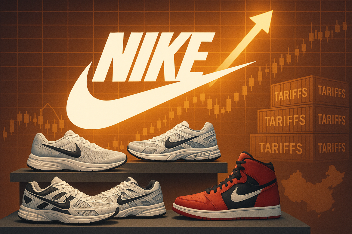 Nike Inc. shares rose more than 3% on Wednesday after the athletic apparel maker posted better-than-expected fiscal first-quarter results, topping Wall Street forecasts for both revenue and net income. The company also signaled stronger-than-anticipated sales growth ahead, but warned of challenges from tariffs, holiday sales pressure, and weakness in its China business.Nike shares were up 3.73% to $72.32 on Wednesday. Earnings surprise and inventory progressThe company delivered a surprise rise in quarterly revenue and cleared low expectations for profit, aided by aggressive inventory management. Nike said it had reduced stockpiles by 2%, with units declining more than dollar value, reflecting easing inflationary pressures. “They have largely cleared through older franchises,” said Mari Shor, senior equities analyst at Columbia Threadneedle.The results also marked progress in North America, where Nike returned to sales growth after about a year. Running, training, and basketball categories each posted double-digit growth, powered by launches such as the Vomero, Pegasus, and P-6000.Jefferies analyst Randal Konik noted that Nike is still in “the early innings of its turnaround,” with momentum beginning to build as the company sharpens its focus on sportswear innovation.Chief Executive Officer Elliott Hill, who took charge last year pledging to return Nike to its sportswear roots, has overseen a pivot away from aging lifestyle product lines. The strategy is resonating with retailers. “We think retailers—like the combined Foot Locker and Dick’s Sporting Goods—are reacting positively to Nike’s new running shoe lineup,” said Morningstar analyst David Swartz.Tariffs and China present challengesDespite upbeat earnings, Nike acknowledged significant headwinds. The company now expects tariffs to cost $1.5 billion, up from the $1 billion previously estimated, further pressuring margins already stretched by heavy discounting to clear stock.China remains another pressure point. The market, which contributes about 15% of Nike’s total revenue, is struggling with a weak economic recovery and heightened competition from local brands such as Anta and Li-Ning. Nike’s wholesale business in the country has also faltered, making it a drag on overall performance.Chief Financial Officer Matthew Friend cautioned that the company’s investments in keeping the Chinese marketplace “clean and healthy” come at a cost, particularly if sell-through rates do not improve on a consistent basis.Digital and direct-to-consumer strugglesNike’s digital performance also lagged, with online revenue down 12% in the quarter. While Hill said the company is rebalancing its digital business by reducing promotions, customer engagement remains weak. Executives added that Nike’s direct-to-consumer business is not expected to return to growth until fiscal 2026, as the company continues to recover from steep discounting of classic models such as Air Force One and Air Jordans.Looking ahead, Nike faces an uncertain holiday season with inflation and tariffs weighing on consumer sentiment. Analysts expect the recovery to take longer than initially hoped. “I was looking at this fall as the real breakout point but it’s clearly not going to happen until calendar ’26,” said Swartz.Still, the company is preparing for major global events, including next year’s soccer World Cup in North America, with plans for heavy marketing and continued product innovation. While progress may not be linear, investors appeared encouraged by the early signs of turnaround, sending Nike shares higher despite lingering risks.The post <a href="https://invezz.com/news/2025/10/01/nike-shares-surge-3-on-earnings-beat-but-tariffs-and-china-weigh-on-outlook/">Nike shares surge 3% on earnings beat, but tariffs and China weigh on outlook</a> appeared first on <a href="https://invezz.com/">Invezz</a>