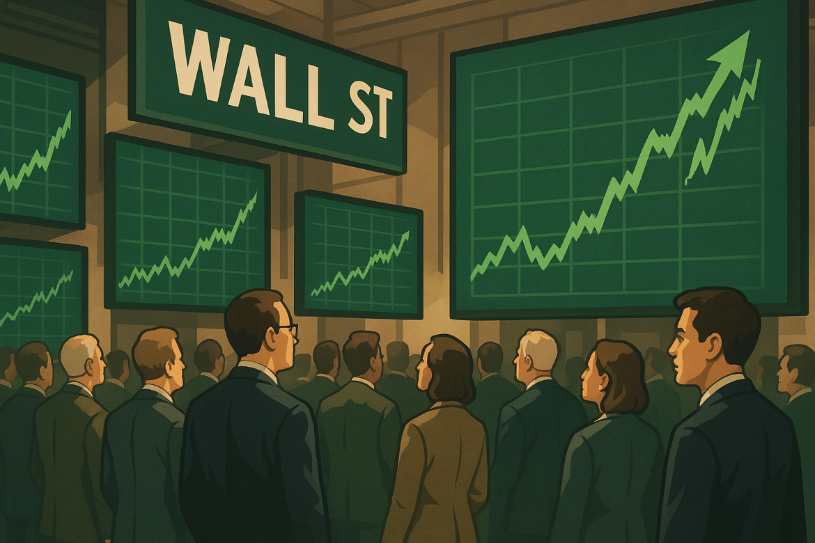 Wall Street opened higher on Tuesday, extending its record-setting run as upbeat corporate earnings and optimism ahead of the Federal Reserve’s policy meeting buoyed investor confidence.Indexes climb to new highs on broad market strengthUS stocks rose to new all-time highs on Tuesday, driven by a fresh wave of encouraging earnings results. The S&P 500 gained 0.3%, the Nasdaq Composite advanced 0.6%, and the Dow Jones Industrial Average climbed 354 points, or 0.7%.The rally pushed major indexes further into record territory. The S&P 500 notched its first-ever close above 6,800 on Monday, while the Nasdaq and Dow also closed at record levels. Investor sentiment remained upbeat as roughly one-third of S&P 500 companies have now reported third-quarter results, with 83% beating earnings expectations, according to data from FactSet. The strong showing has helped ease concerns about slowing growth and margin pressure heading into the final months of the year.The market’s momentum came ahead of the Federal Reserve’s two-day policy meeting, which began Tuesday. The central bank is widely expected to deliver its second interest rate cut of the year, as policymakers balance inflation control with signs of softening in the labor market. Traders will be watching closely for any signal from Fed Chair Jerome Powell on Wednesday about the potential for another rate cut in December.Earnings season fuels market gainsCorporate earnings were the main driver of Tuesday’s market strength. Shares of <a href="https://invezz.com/news/2025/10/28/ups-shares-surge-as-profit-tops-estimates-and-holiday-forecast-lifts-outlook/">UPS surged 10% after the logistics giant reported third-quarter revenue of $21.4 billion</a>, above Wall Street’s forecast of $20.83 billion. Adjusted earnings per share came in at $1.74, topping consensus estimates of $1.24. The company’s fourth-quarter guidance also exceeded expectations.UnitedHealth fell 1.7% despite reporting adjusted earnings of $2.92 per share on $113.2 billion in revenue, both ahead of analyst estimates.PayPal jumped 9% after delivering <a href="https://invezz.com/news/2025/10/28/paypal-surge-14-after-q3-beat-full-year-outlook-raise-and-openai-partnership/">earnings per share of $1.34, beating the $1.20 expected by analysts</a>. The company also announced a quarterly dividend of 14 cents per share and revealed a partnership with OpenAI that will embed PayPal’s digital wallet directly into ChatGPT, allowing users to make instant payments through the AI tool.Elsewhere, Wayfair rose 18% following a better-than-expected earnings report, while Sherwin-Williams advanced 7.7% after exceeding profit and revenue estimates.Among technology names, Skyworks Solutions soared 18% after announcing a $22 billion all-stock-and-cash deal to acquire rival Qorvo, whose shares climbed 14% on the news.Mixed reactions across sectorsDespite the broad rally, some companies disappointed investors. Corning fell 3% after missing estimates on key cash flow metrics, while Sysco dropped 3.3% following weaker-than-expected quarterly results. On the other hand, Amazon shares edged higher despite announcing <a href="https://invezz.com/news/2025/10/28/amazon-prepares-for-one-of-techs-biggest-layoffs-ever-heres-what-to-know/">plans to lay off about 14,000 employees</a>, marking the largest job cuts in the company’s history.With several of the “Magnificent Seven”—including Alphabet, Amazon, Apple, Meta Platforms, and Microsoft—set to report later this week, investors are closely monitoring whether strong earnings momentum can sustain Wall Street’s record-setting pace into November.The post <a href="https://invezz.com/news/2025/10/28/us-stocks-rise-as-strong-earnings-lift-market-sentiment/">US stocks rise as strong earnings lift market sentiment</a> appeared first on <a href="https://invezz.com/">Invezz</a>