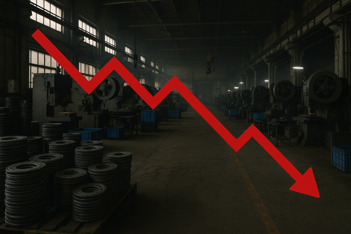 China’s manufacturing sector slipped further into contraction in October, underscoring the pressure on the world’s second largest economy as weak global demand and renewed trade tensions with Washington weigh on output. The National Bureau of Statistics reported that its official manufacturing purchasing managers’ index (PMI) fell to 49.0 from 49.8 in September. It marked the lowest reading in six months and the sixth consecutive month below the 50 threshold that separates growth from contraction.Factory contraction points to weak demandThe latest PMI reading missed the median forecast of 49.6, suggesting that the recovery momentum seen in the previous quarter is fading. The sub-indices tracking production, new orders, raw material inventories and employment all declined in October, highlighting a broad loss of confidence across the industrial sector.Weak new export orders have emerged as one of the clearest signs of stress. Many factories had previously accelerated shipments ahead of a potential escalation in tariffs from the United States, but with fewer overseas orders in the pipeline, producers are facing tighter margins and a slowdown in capacity utilisation. This points to a deeper manufacturing downturn that may extend into the final quarter of the year.Services sector holds steadyIn contrast, the non-manufacturing PMI, which tracks construction and services, edged up slightly to 50.1 in October from 50.0 in September. The figure reflected modest growth in transportation, hospitality and cultural activities, boosted temporarily by China’s eight-day Golden Week holiday earlier in the month.However, the NBS composite PMI, which combines both manufacturing and non-manufacturing activity, fell to 50.0 from 50.6 a month earlier, signalling that overall business conditions are stagnating. The broader reading points to fragile momentum even as Beijing continues efforts to stabilise growth through targeted fiscal measures and infrastructure investment.Growth concerns mount amid policy uncertaintyChina’s economy expanded by 4.8% in the third quarter, its slowest pace in a year, raising concern that the recent stabilisation measures may not be sufficient to counter mounting external and domestic headwinds. Fixed-asset investment contracted 0.5% in the first nine months of the year, the first decline since 2020, according to data compiled by Wind Information.Large industrial firms, however, recorded a 21.6% increase in profits in October from a year earlier as easing price declines and state measures to control excess capacity helped shore up margins. Despite this improvement, the overall picture remains uneven, with the protracted property downturn and weak labour market continuing to dampen consumer spending.Trade truce offers limited reliefAdding a new layer of complexity to the outlook, China and the United States reached a temporary <a href="https://invezz.com/news/2025/10/30/trump-and-xi-agree-on-trade-tariffs-and-future-talks-after-amazing-summit/">trade truce</a> on Thursday after months of renewed tariff pressure. The agreement includes a US commitment to halve the 20% tariffs on Chinese goods linked to <a href="https://invezz.com/news/2025/10/29/us-china-trade-talks-shift-focus-to-ai-chips-and-fentanyl-tariffs/">fentanyl-related enforcement</a>, while China will resume large-scale purchases of American agricultural products such as <a href="https://invezz.com/news/2025/10/29/china-resumes-us-soybean-imports-as-trade-deal-nears-final-stage/">soybeans</a>.Beijing also agreed to suspend its rare earth export restrictions for a year and take further steps to curb the export of chemicals used in fentanyl production. Both sides consented to waive port docking fees for each other’s ships over the same period.While the deal has reduced the immediate risk of escalation, analysts have cautioned that it falls short of a comprehensive settlement on structural issues such as technology transfer and Taiwan, leaving the truce vulnerable to renewed tensions.The post <a href="https://invezz.com/news/2025/10/31/chinas-factory-slump-deepens-as-export-orders-weaken/">China’s factory slump deepens as export orders weaken</a> appeared first on <a href="https://invezz.com/">Invezz</a>