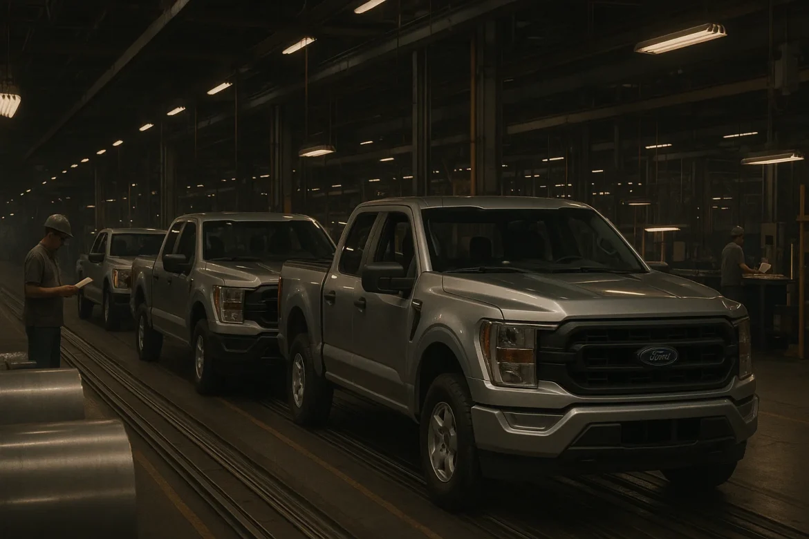 Shares of Ford Motor Co. plunged more than 7% to $11.82 during early trading on Tuesday after reports that a fire at a New York aluminium plant operated by Novelis could disrupt production at several automakers, including Ford, for months.According to The Wall Street Journal, the absence of output from the Oswego facility “is going to disrupt business at Ford Motor and other automakers for months to come.” The Atlanta-based Novelis plant, one of the largest aluminium suppliers to the US automotive industry, provides roughly 40% of the aluminum sheet used by carmakers across the country.Major blow to Ford’s F-150 which relies heavily on aluminium supplied by the plant The setback is particularly severe for Ford, which is Novelis’ biggest customer. The company’s top-selling F-150 pickup, a major profit generator, relies heavily on aluminium supplied by the Oswego plant. Ford transitioned the F-150’s exterior from steel to aluminium nearly a decade ago to improve fuel efficiency and reduce vehicle weight.“This represents a serious question for the production of F-150 because that’s the aluminium that comes out of Oswego,” said Kaustubh Chandorkar, an aluminium-industry analyst cited by the Wall Street Journal.People familiar with the matter told the publication that Ford may warn investors about the potential implications of the supply disruption when it releases its third-quarter results later this month. The company is scheduled to report earnings on October 23.Fire halts production at Oswego facility until 2026Novelis confirmed that a significant portion of its Oswego facility has been knocked offline until early 2026 following the September 16 fire. The company, owned by India’s Hindalco Industries, updated investors on September 30 and again on October 6, noting that operations at the plant’s hot mill are expected to resume by the first quarter of 2026.In a statement to the Journal, Ford said it is working closely with Novelis to mitigate the impact. “Since the fire nearly three weeks ago, Ford has been working closely with Novelis, and a full team is dedicated to addressing the situation and exploring all possible alternatives to minimize any potential disruptions.”Ripple effect across the auto industryNovelis produces over 350,000 metric tons of sheet aluminum annually for the automotive industry. Alongside Ford, other major clients include Toyota, Hyundai, Volkswagen, and Jeep-maker Stellantis.Toyota said its supply-chain team is “all over this,” adding that it is working with alternate suppliers to limit the fallout. “We’re in pretty good shape, but not completely out of the woods,” a Toyota spokesperson said. Stellantis also confirmed it is working to mitigate potential operational impacts, while Hyundai reported no immediate effect on its production.Auto parts suppliers BorgWarner and Lear Corp saw their shares drop 4.6% and 2.3%, respectively, amid broader concerns about ripple effects across the auto supply chain.Renewed supply chain worriesThe disruption marks the latest in a string of supply chain challenges for the global auto industry, which has already grappled with semiconductor shortages, shifting trade policies under the Trump administration, and concerns about dependence on China for critical materials.Analysts say the Novelis fire adds a fresh layer of uncertainty to an industry still recovering from years of logistical strain. Reduced aluminum supply could tighten inventories and lift prices, but investors remain wary of production delays at key models like Ford’s F-150—long considered the heartbeat of the US automotive market.The post <a href="https://invezz.com/news/2025/10/07/ford-stock-tumbles-7-after-report-that-novelis-plant-fire-will-disrupt-production/">Ford stock tumbles 7% after report that Novelis plant fire will disrupt production</a> appeared first on <a href="https://invezz.com/">Invezz</a>