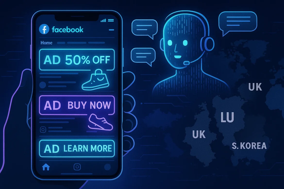 Tech giant Meta announced on Wednesday that it will start using data from user interactions with its AI chatbot and other AI products to provide hyper-targeted ads across its social media platforms.The announcement comes on the heels of ongoing debate around privacy concerns related to AI chatbots, and the new Meta plan can make major changes to users’ Facebook and Instagram feeds.The move will take effect from December 16 and is seen as a significant evolution in Meta’s advertising strategy.Interestingly, Meta has decided not to roll out this feature in countries with strict privacy rules like South Korea, the United Kingdom, and the European Union.What does Meta’s new move mean for your feed?<a href="https://invezz.com/news/2025/09/26/your-ad-free-facebook-feed-will-soon-cost-2-99-a-month-in-the-uk/">Facebook and Instagram users</a> should expect a drastic change in their social media feeds after the new policy kicks in, as conversations users have with Meta’s AI products will be analyzed to tailor the ads and recommended content they see.It means whether through text or voice via chatbots or AI-powered devices like Ray-Ban Meta smart glasses, Meta will be analyzing your interests and will show you ads accordingly.For example, if a user discusses hiking with the AI chatbot, they may start seeing advertisements for hiking gear or content related to outdoor activities on their Facebook or Instagram feeds.Christy Harris, Meta’s privacy and data policy manager, outlined the new policy and said that the interactions with Meta’s AI will be seamlessly integrated into the existing personalisation framework, enhancing recommendations on posts, Reels, and other content formats.Meta is banking on billions of active monthly users engaging in long, serious interactions with its AI products, generating rich behavioral signals for the company’s ad targeting system.To further refine the ad targeting, Meta is also mulling over incorporating data from other AI tools, such as its AI image generator “Imagine” and AI video feed “Vibes.”Sensitive data excluded, but concerns remainDespite the increased data usage, Meta has assured users that sensitive topics like religion, sexual orientation, political opinions, health issues, ethnicity, philosophical beliefs, or union membership will not be used for targeted advertising purposes.The tech giant also clarified that the users interacting with Meta’s AI on WhatsApp will only have their data used for ads if their WhatsApp account is linked to Facebook or Instagram.Despite the company’s confident outlook on the optimal and correct use of sensitive data, Meta is expected to face criticism over no opt-out option for using AI interaction data in personalized ads; the only way to avoid it is by not using Meta’s AI products.This development comes amid wider trends in the tech industry to monetize AI services. Other companies like OpenAI and Google have introduced AI-based tools integrated with advertising and shopping functionalities.<a href="https://www.bssnews.net/international/317262"></a>The post <a href="https://invezz.com/news/2025/10/01/meta-to-mine-ai-conversations-for-smarter-ads-heres-how-it-could-change-your-feed/">Meta to mine AI conversations for smarter ads: here’s how it could change your feed</a> appeared first on <a href="https://invezz.com/">Invezz</a>