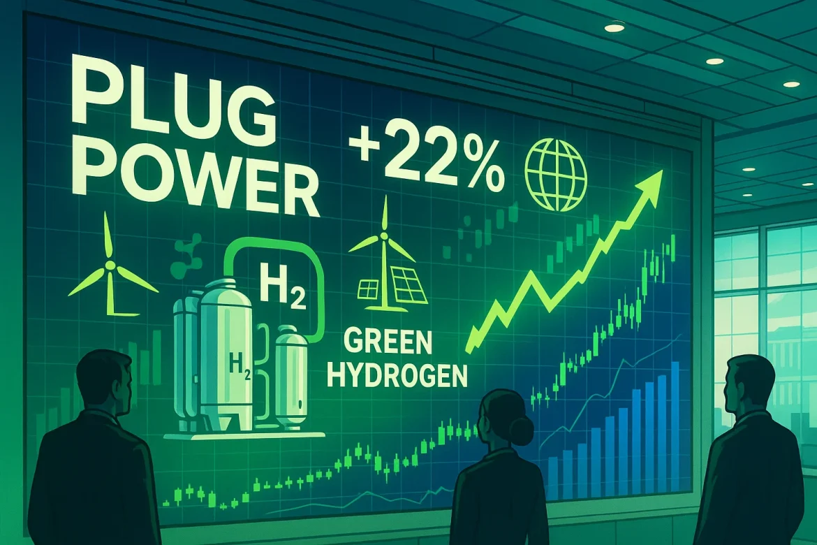 Plug stock (NASDAQ: PLUG) had a big day on Friday, as it witnessed a 22% surge. Investors are clearly excited, thanks to a mix of analyst upgrades, key operational wins, and the company’s push into international markets. Even though Plug Power has faced financial losses in the past and the hydrogen business comes with its fair share of challenges, recent developments are painting a much brighter picture. From boosting electrolyzer sales to completing major projects and forming global partnerships, the company seems well on its way to stronger growth and, hopefully, long-term profits.Plug stock: 5 key reasons behind the rally<strong>1. </strong>H.C. Wainwright just made a big move on Plug Power, <a href="https://www.investing.com/news/analyst-ratings/plug-power-stock-price-target-raised-to-7-from-3-at-hc-wainwright-93CH-4270311?utm_source=chatgpt.com">raising its price target from $3 all the way to $7</a> while keeping a Buy rating. The reason? They’re feeling really bullish, largely because electricity prices are climbing across the US. Over the past year, residential, commercial, and industrial rates have gone up roughly 6.6%, 4.8%, and 5.1%, respectively. Higher electricity costs make green hydrogen more competitive compared to traditional grey hydrogen, and that’s great news for Plug Power. <strong>2. </strong>Investor sentiment is definitely leaning toward clean energy right now, especially green hydrogen, thanks to global decarbonization goals and supportive policies. With governments in Europe and North America offering subsidies and incentives, companies like Plug Power are in a strong position to capture more market share. This positive momentum is attracting both investment and speculation, which you can see in Plug Power’s impressive performance so far in 2025, up over 30% year-to-date. <strong>3. </strong>Plug Power just hit a major milestone by delivering its first 10-megawatt GenEco proton exchange membrane electrolyzer to Galp’s Sines Refinery in Portugal, Europe’s largest installation of its kind. This is just the start: the project will roll out a total of 10 electrolyzer arrays with Hydrogen Processing Units by early 2026, expected to produce around 15,000 tons of renewable hydrogen each year. <strong>4.</strong> Plug Power saw a huge boost in Q2 2025, with electrolyzer sales jumping a dramatic 200% year-over-year. The surge is being fueled by strong demand in both North America and Europe, helped along by faster project timelines and government funding for hydrogen infrastructure. The GenEco line has become a key growth driver, racking up orders from industries and energy players around the world. While short-term profitability is still a challenge due to high capital costs and negative gross margins, these rising sales make a strong case for Plug Power’s long-term revenue potential. <strong>5.</strong> Plug Power is stepping up its global game with some big partnerships, including a $5.5 billion electrolyzer project with Allied Green Ammonia in Uzbekistan and Australia. These projects will churn out green ammonia, sustainable aviation fuel, and green diesel, helping the company diversify its revenue and solidify its spot as a major player in the hydrogen space.The post <a href="https://invezz.com/news/2025/10/03/plug-stock-skyrockets-22-today-5-key-reasons-behind-the-rally/">Plug stock skyrockets 22% today: 5 key reasons behind the rally</a> appeared first on <a href="https://invezz.com/">Invezz</a>