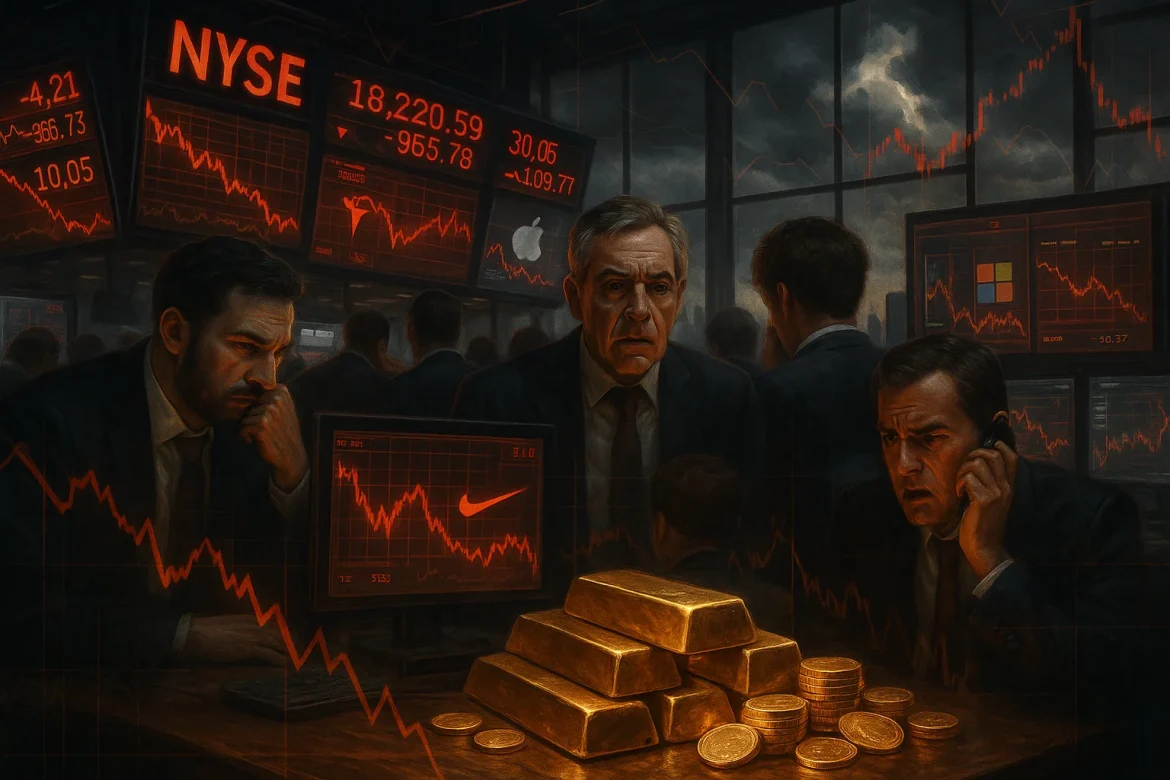 Wall Street opened in the red on Wednesday as the US government officially shut down, igniting fears of a prolonged stoppage that could further strain an already fragile economy.The S&P 500 slipped 0.4%, the Nasdaq Composite declined 0.6%, and the Dow Jones Industrial Average fell 42 points, or 0.1%.The investors took a cautious turn as the shutdown, triggered by a Senate vote that rejected short-term funding, has raised concerns about delayed economic data releases and increased uncertainty for investors.Wall Street’s mood was already sombre with stock futures slipping over 350 points in the pre-market trading on Wednesday.The key economic reports, which are expected to be delayed after the shutdown, shape the market sentiment and allow investors to take crucial decisions while trading.Wall Street open: What happened in pre-market trade today?Amidst the whole spooky sentiment around the shutdown, Nike is one of the standout performers, with its shares surging about 4% following a fiscal first-quarter report that beat Wall Street forecasts.The athletic apparel giant posted some solid earnings on Tuesday with adjusted earnings per share of $0.49, well above expectations of $0.28, and revenue came in at $11.7 billion, surpassing the anticipated $11.02 billion.The company surely has some things to worry about, like its direct-to-consumer segment, but CEO Elliott Hill expressed confidence that its turnaround strategy is gaining traction amid challenges from tariffs and shifting consumer demand.Lithium Americas also skyrocketed in the <a href="https://invezz.com/news/2025/10/01/dow-futures-took-a-sharp-plunge-on-wednesday-5-things-to-know-before-wall-street-opens/">pre-market trading on Wednesday</a>, surging over 30% after the US Department of Energy announced intentions to acquire a 5% stake in the company and its Thacker Pass lithium mine in Nevada.The government’s move underscores securing domestic supply chains of critical minerals, crucial for electric vehicle batteries and clean energy initiatives.The tech sector, which has witnessed a massive boom in the past few months, seemed a bit off on Wednesday as flagship stocks like Apple, Amazon, Meta, and Nvidia witnessed modest declines in pre-market trading.Meanwhile, <a href="https://invezz.com/news/2025/10/01/commodity-wrap-gold-surges-to-new-highs-as-oil-extends-losses-and-copper-rises/">gold prices hit record highs near $3,872 an ounce</a>, driven by uncertainty around the shutdown and weak labor market data, which could prompt the Federal Reserve to cut interest rates sooner than expected.The gold rally points to investor preference for safe-haven assets amid mixed economic signals.Bullish sentiment faces market risksHistorically, October is considered a volatile month as the markets look to rebound after slipping in September, and this year’s government shutdown has enhanced that sentiment.Experts from NatAlliance and Wells Fargo recommend investors prepare for potential market fluctuations by hedging portfolios, increasing fixed income allocations, and maintaining cash reserves as dry powder for buying opportunities.Some strategists also anticipate that reduced economic data could influence the Federal Reserve towards a possible rate cut this month.Despite these concerns, sentiment surveys indicate that retail investors remain moderately bullish, with many feeling compelled to continue investing in equities to avoid missing out on potential gains in an ongoing bull market.The post <a href="https://invezz.com/news/2025/10/01/wall-street-opens-in-red-on-government-shutdown-nike-lithium-stocks-soar/">Wall Street opens in red on government shutdown; Nike, Lithium stocks soar</a> appeared first on <a href="https://invezz.com/">Invezz</a>