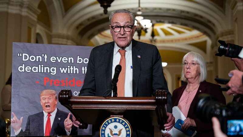 Senate Democrats again blocked Republicans’ short-term funding extension Tuesday afternoon, further increasing the odds of a partial government shutdown and thousands of federal workers going without paychecks.
Democratic lawmakers in the upper chamber, led by Senate Minority Leader Chuck Schumer, D-N.Y., banded together to vote against the GOP’s continuing resolution (CR), a move that marked the second time Democrats impeded the legislation’s progress this month.
Congress has until midnight Wednesday to pass a CR or else the government will shut down. However, the possibility of that happening became increasingly unlikely throughout the day as Republicans and Democrats huddled behind closed doors in separate meetings hours before the vote. 
The bill, which was passed by the House GOP earlier this month, failed on a largely party-line vote, 55-45. Sen. Rand Paul, R-Ky., was the lone Republican to vote against the bill, while Sens. John Fetterman, D-Pa., Catherine Cortez Masto, D-Nev., and Angus King, I-Maine, crossed the aisle to vote for the funding extension.
Democrats also tried to advance their own counter-proposal, but that bill was similarly blocked by Senate Republicans.
There is still time to avert a partial shutdown, but the window is closing fast. If Schumer and Thune are unable to find a path forward, it would mark the third shutdown under President Donald Trump.
When asked if he believed a shutdown was inevitable, Trump said, ‘Nothing is inevitable.’ 
‘But I would say it’s probably likely, because they want to give healthcare to illegal immigrants, which will destroy healthcare for everybody else in our country,’ he told reporters in the Oval Office. ‘And I didn’t see them bend even a little bit when I said we can’t do that.’ 
Shortly after the vote, however, the Office of Management and Budget released a memo that the appropriations for Fiscal Year 2025 would run out at 11:59 p.m. on Tuesday, making a shutdown official. 
‘It is unclear how long Democrats will maintain their untenable posture, making the duration of the shutdown difficult to predict,’ the memo read. 
Republicans want to pass a ‘clean’ short-term extension until Nov. 21 that would give appropriators time to finish spending bills, while Democrats want to extend expiring Obamacare premium subsidies, among multiple other demands.
But the chances of a deal materializing, particularly one that meets Democrats’ demands, are slim. Both Senate leaders traded barbs throughout the day, first on the Senate floor and then in back-to-back press conferences. 
Thune panned Democrats’ push for an extension to the expiring tax credits, which aren’t set to sunset until the end of this year, as well as their other demands to repeal the healthcare portion of Trump’s ‘big, beautiful bill’ and clawback canceled funding for NPR and PBS. 
Republicans argue that reversing the cuts from Trump’s megabill and undoing the public broadcasting rescission would amount to $1.5 trillion in spending tacked onto their short-term funding extension. 
‘These are things that they’re demanding as part of their so-called negotiation,’ Thune said. ‘Ladies and gentlemen, there isn’t anything here to negotiate.’
Schumer, however, countered that the decision to shut the government down was ‘in their court’ and charged that Democrats were working to solve the GOP’s ‘healthcare crisis.’
Still, despite scoring a meeting in the Oval Office with Trump and congressional Republican leaders, in addition to public guarantees from Thune and Republicans that Obamacare tax credits could be discussed after a shutdown was averted, Schumer demanded that Democrats be cut in on negotiations to craft a bipartisan bill. 
Earlier in the day, the top Senate Democrat commandeered a floor chart from Thune that showed how many times Democrats supported CRs under former President Joe Biden. He said that each time, Republicans were involved in the process. 
‘As leader, I sat down with the Republicans every one of those years and created a bipartisan bill. Their bill is partisan. They call it clean. We call it partisan. It has no Democratic input,’ Schumer said. ‘Thune never talked to me.’ 
This post appeared first on FOX NEWS